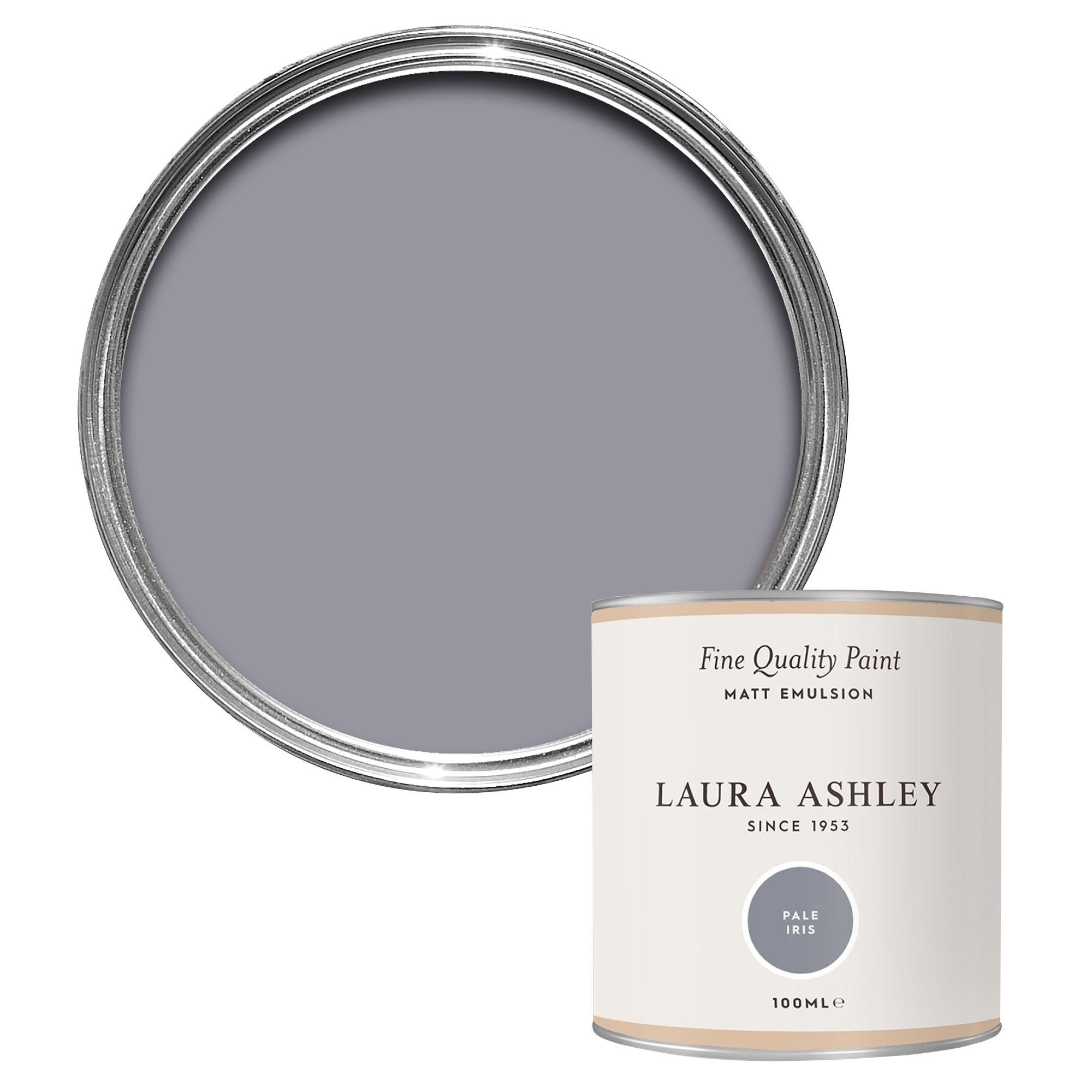 Laura Ashley Pale Iris Matt Emulsion paint, 100ml