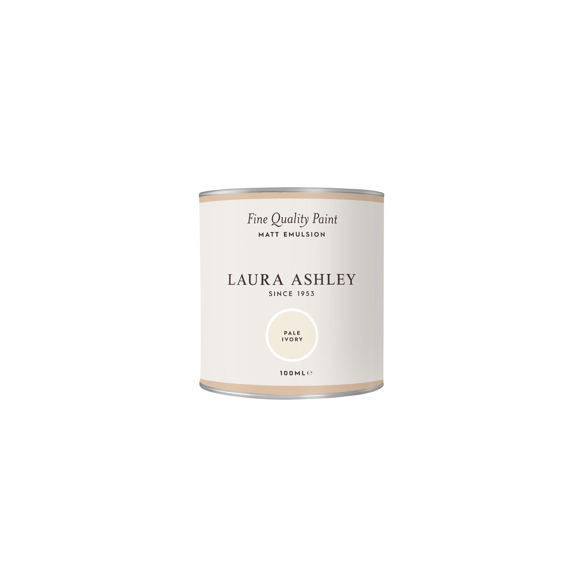 Laura Ashley Pale Ivory Matt Emulsion paint, 100ml