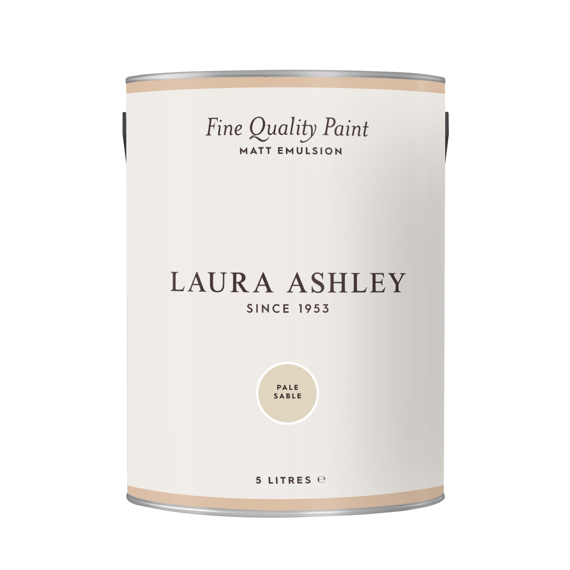 Laura Ashley Pale Sable Matt Emulsion paint, 5L