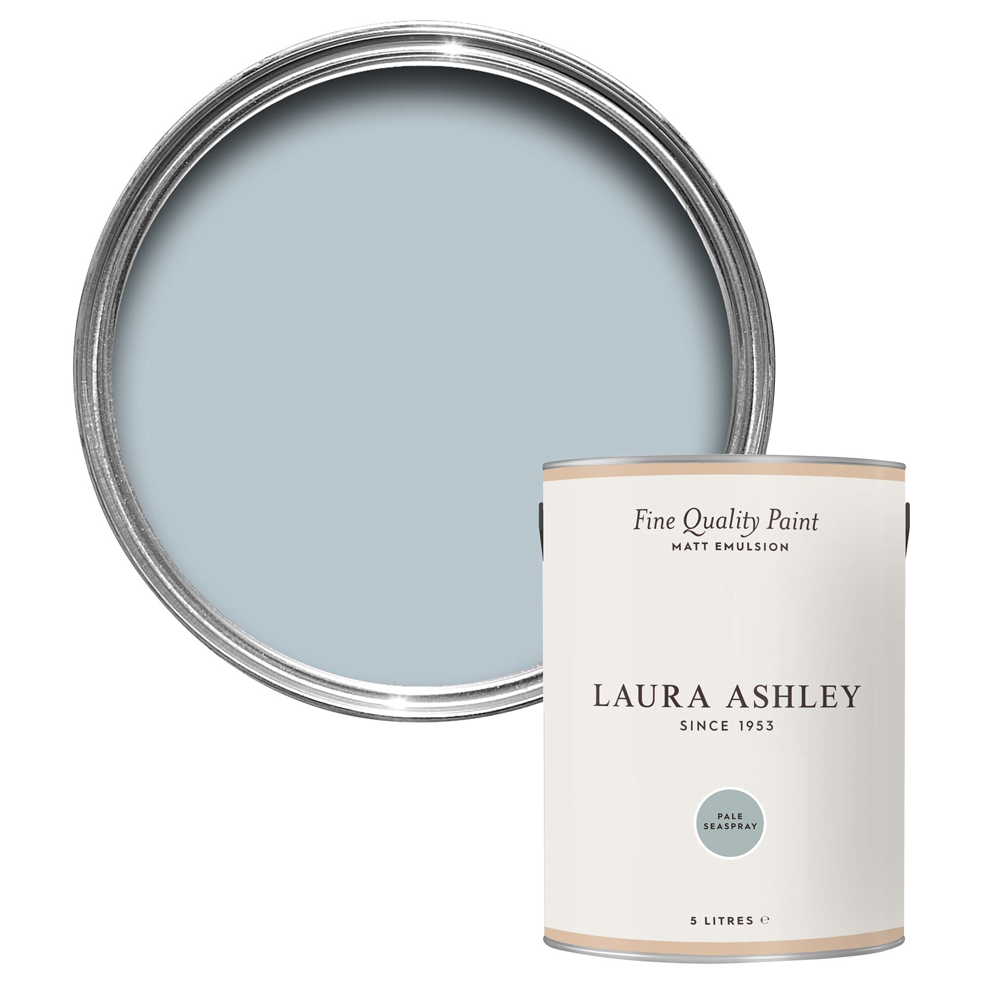 Laura Ashley Pale Seaspray Matt Emulsion paint, 5L