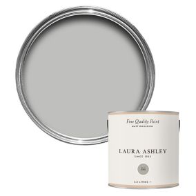 Laura Ashley Pale Steel Matt Emulsion paint, 2.5L