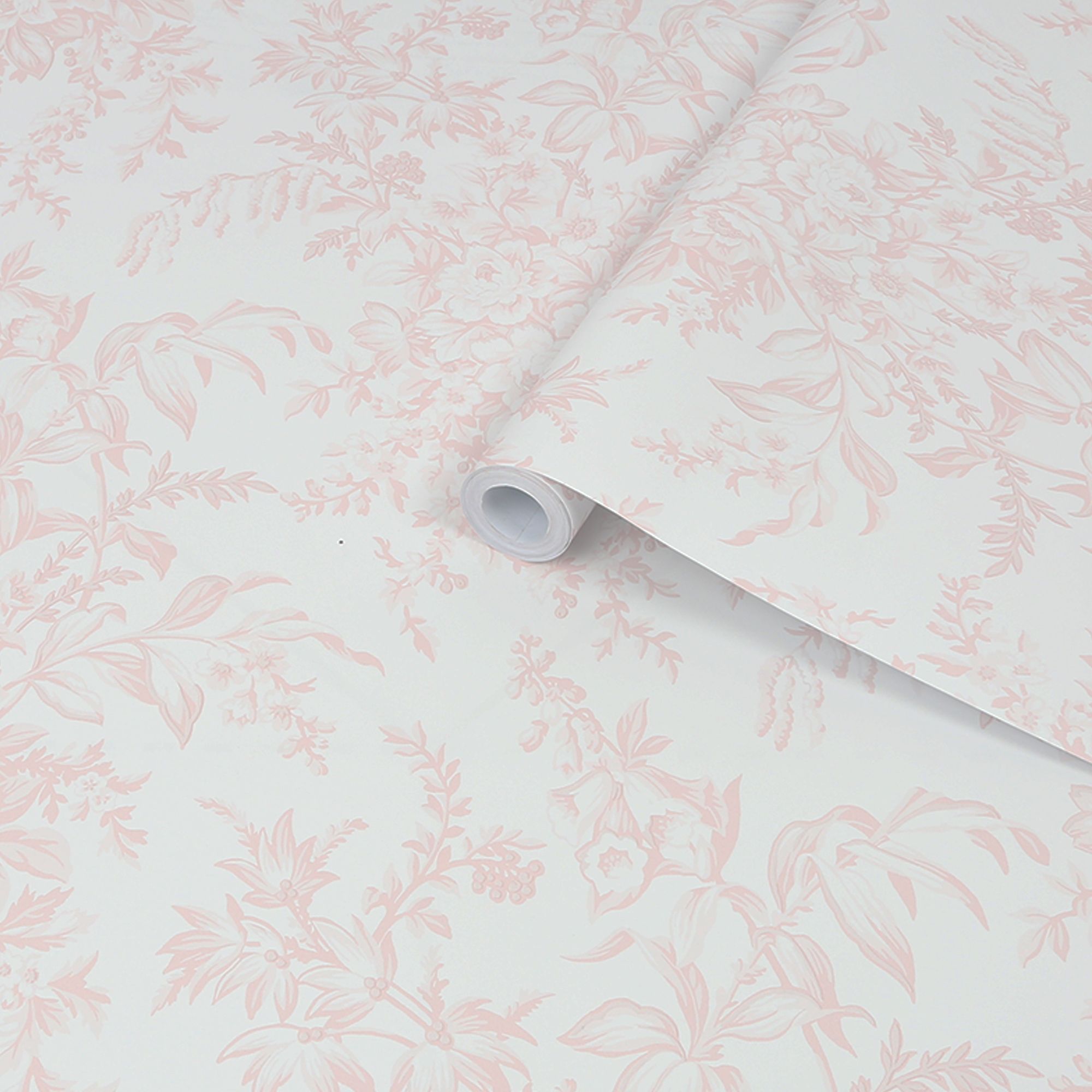 Laura Ashley Picardie Petal Floral Smooth Wallpaper Sample