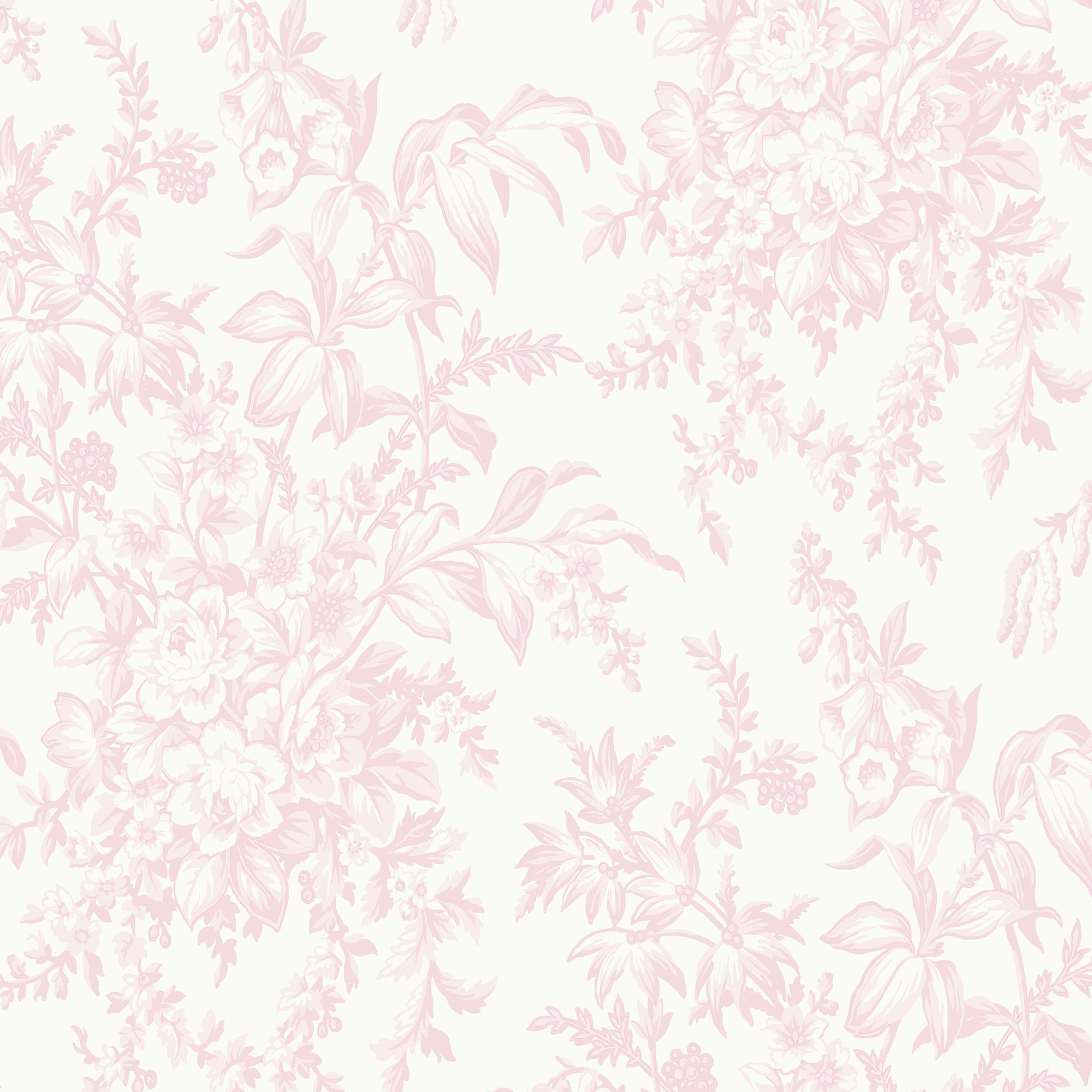 Laura Ashley Picardie Petal Floral Smooth Wallpaper Sample