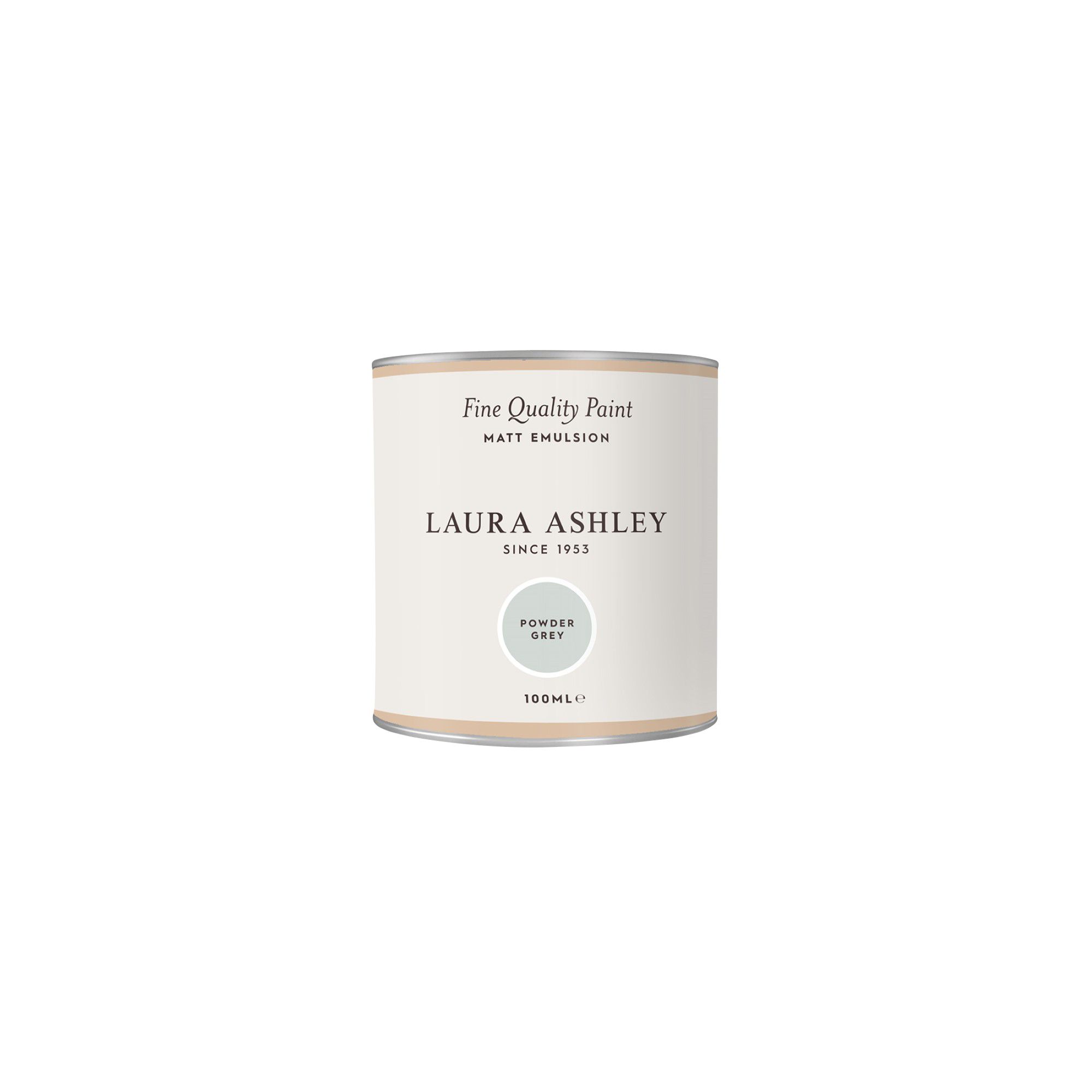 Laura Ashley Powder Grey Matt Emulsion paint, 100ml