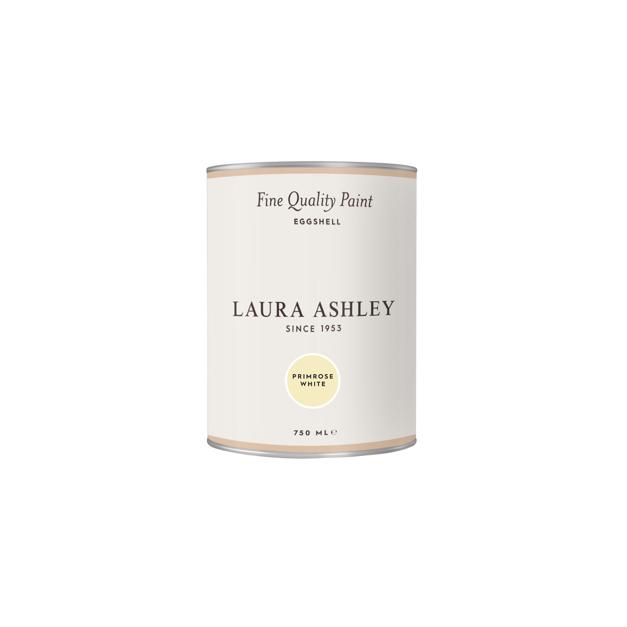 Laura Ashley Primrose White Eggshell Emulsion paint, 750ml