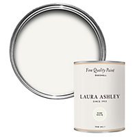 Laura Ashley Pure White Eggshell Emulsion paint, 750ml