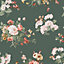 Laura Ashley Rosemore Fern Floral Smooth Wallpaper Sample