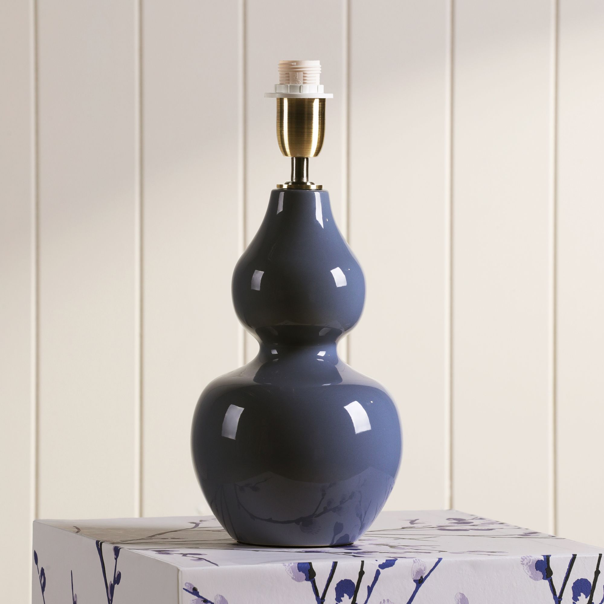 Laura Ashley Sampford Blue Gloss Table lamp base