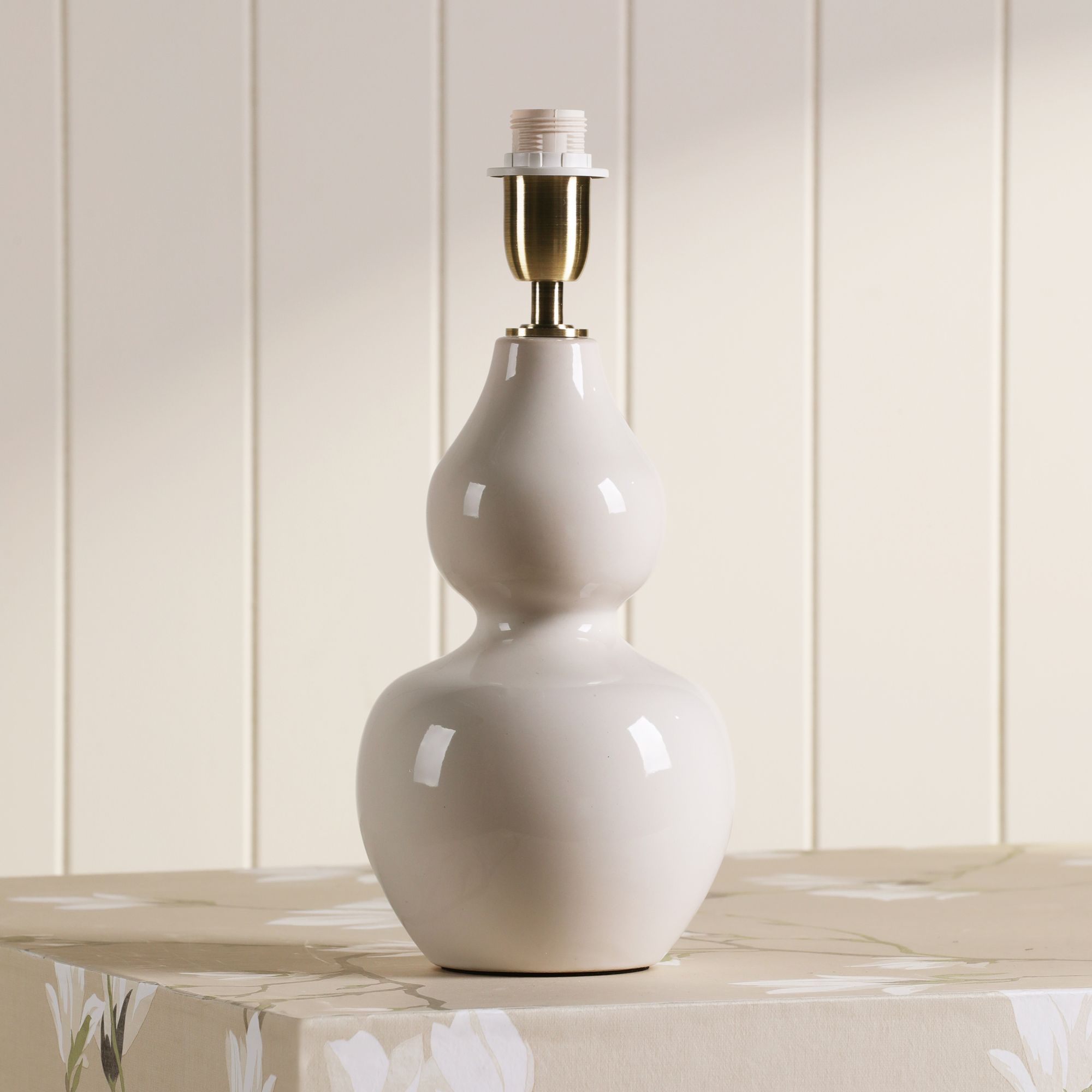 Laura Ashley Sampford Cream Gloss Table lamp base