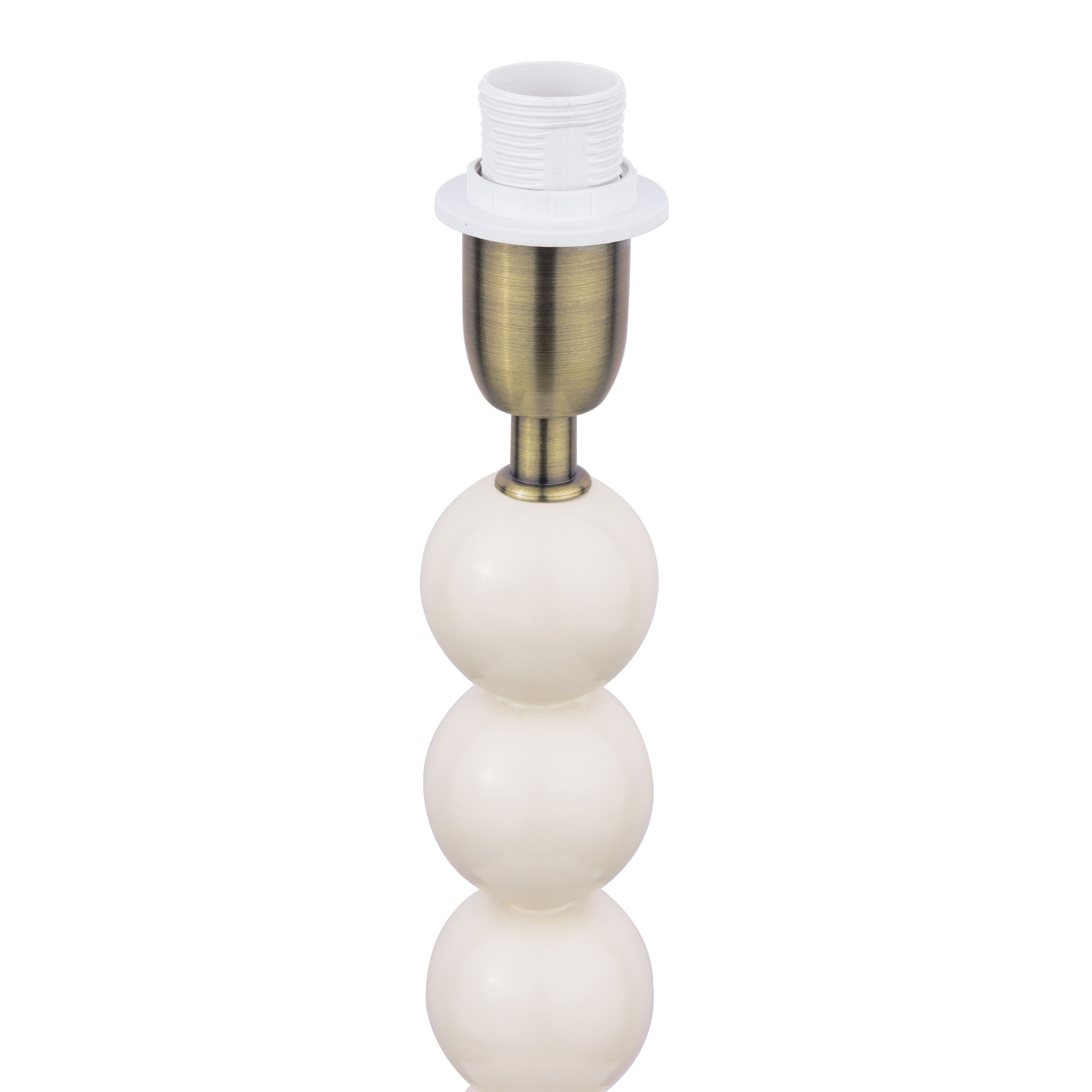 Laura Ashley Shennington Bobbin Cream Gloss Table lamp base