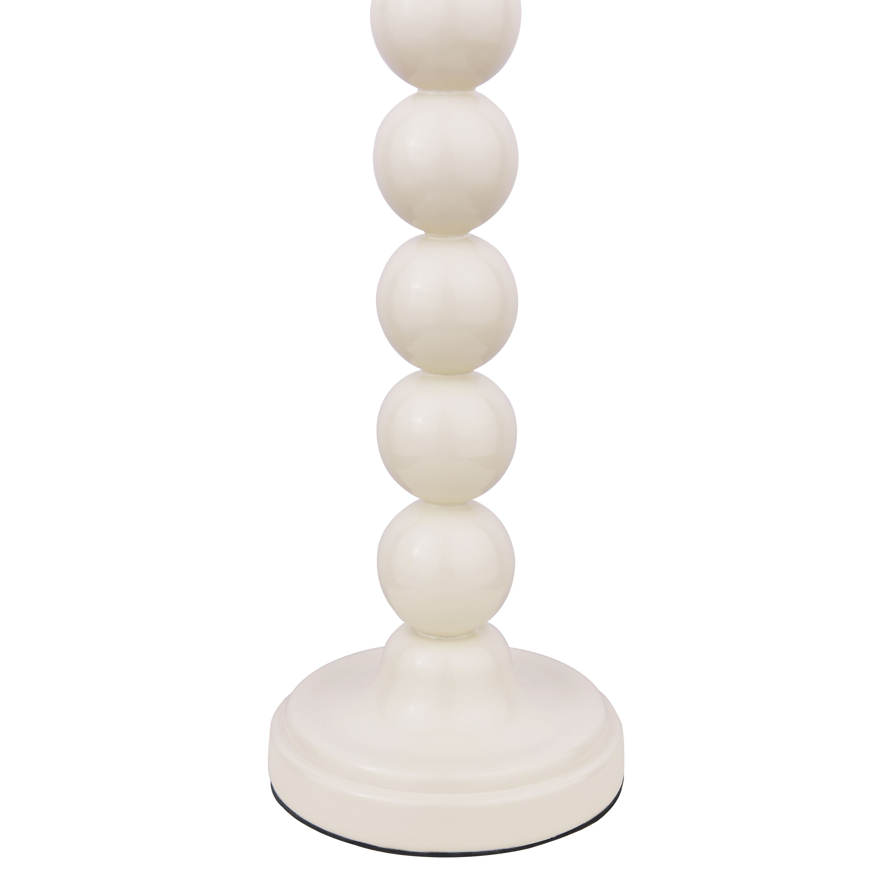 Laura Ashley Shennington Bobbin Cream Gloss Table lamp base