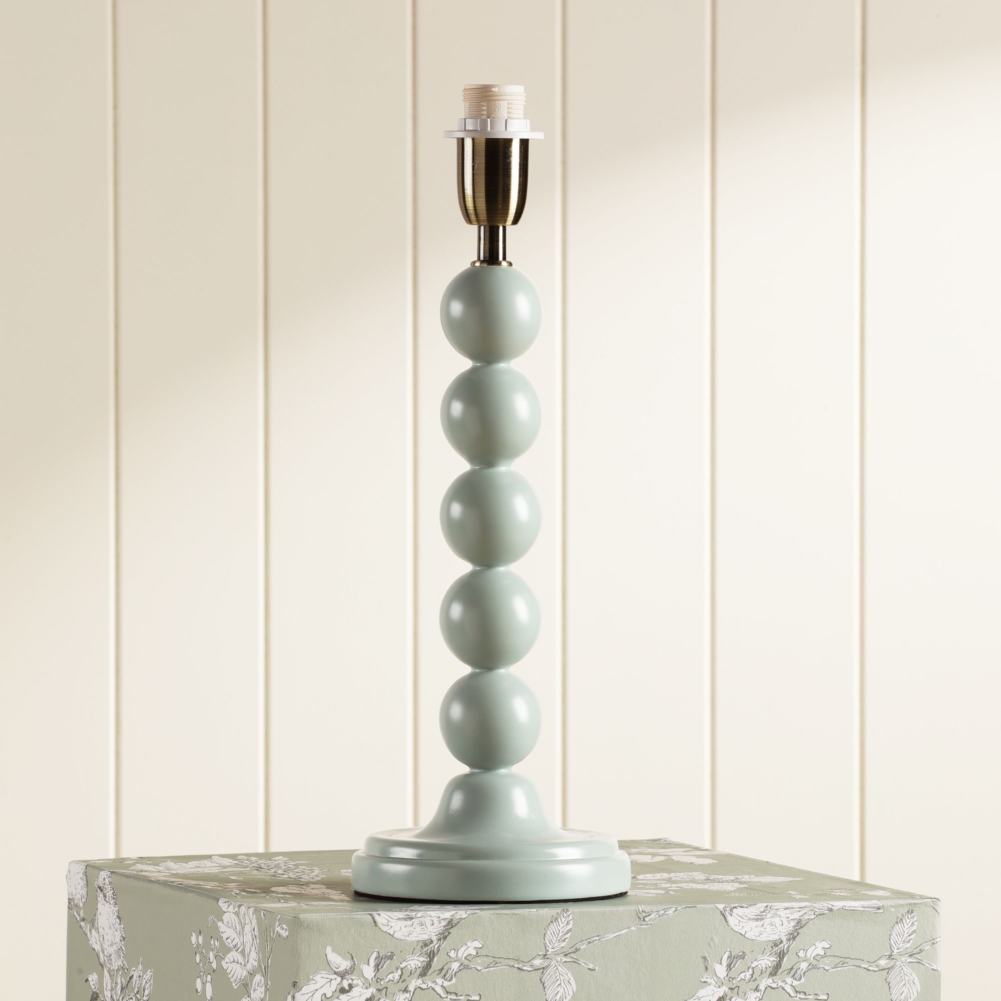 Laura Ashley Shennington Bobbin Green Gloss Table lamp base