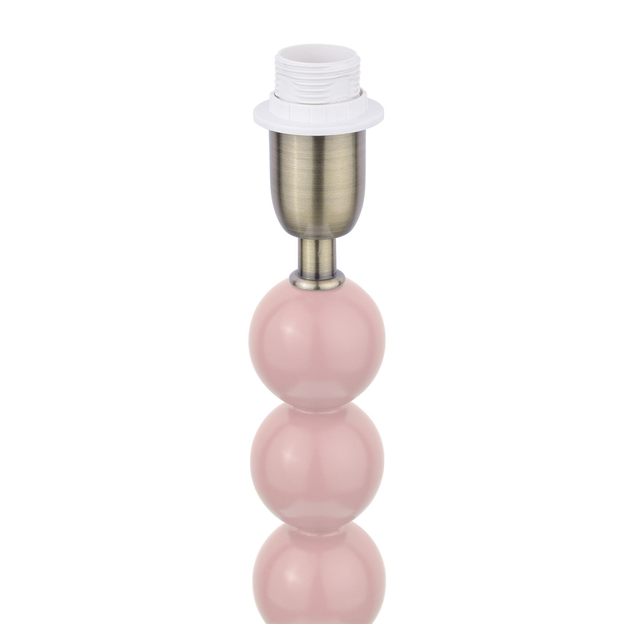 Laura Ashley Shennington Bobbin Pink Gloss Table lamp base