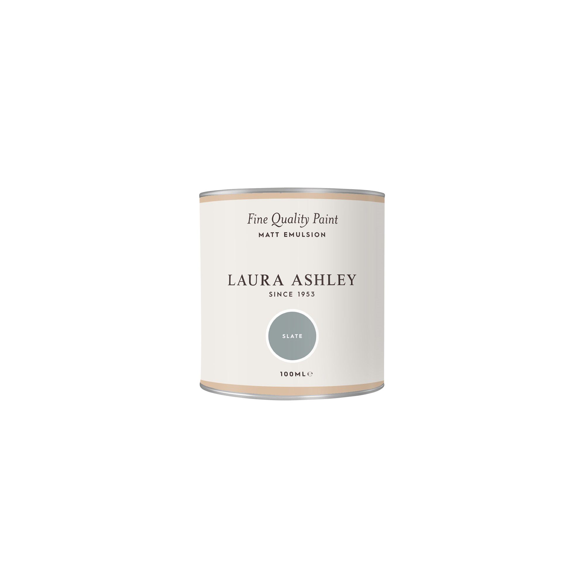 Laura Ashley Slate Matt Emulsion paint, 100ml