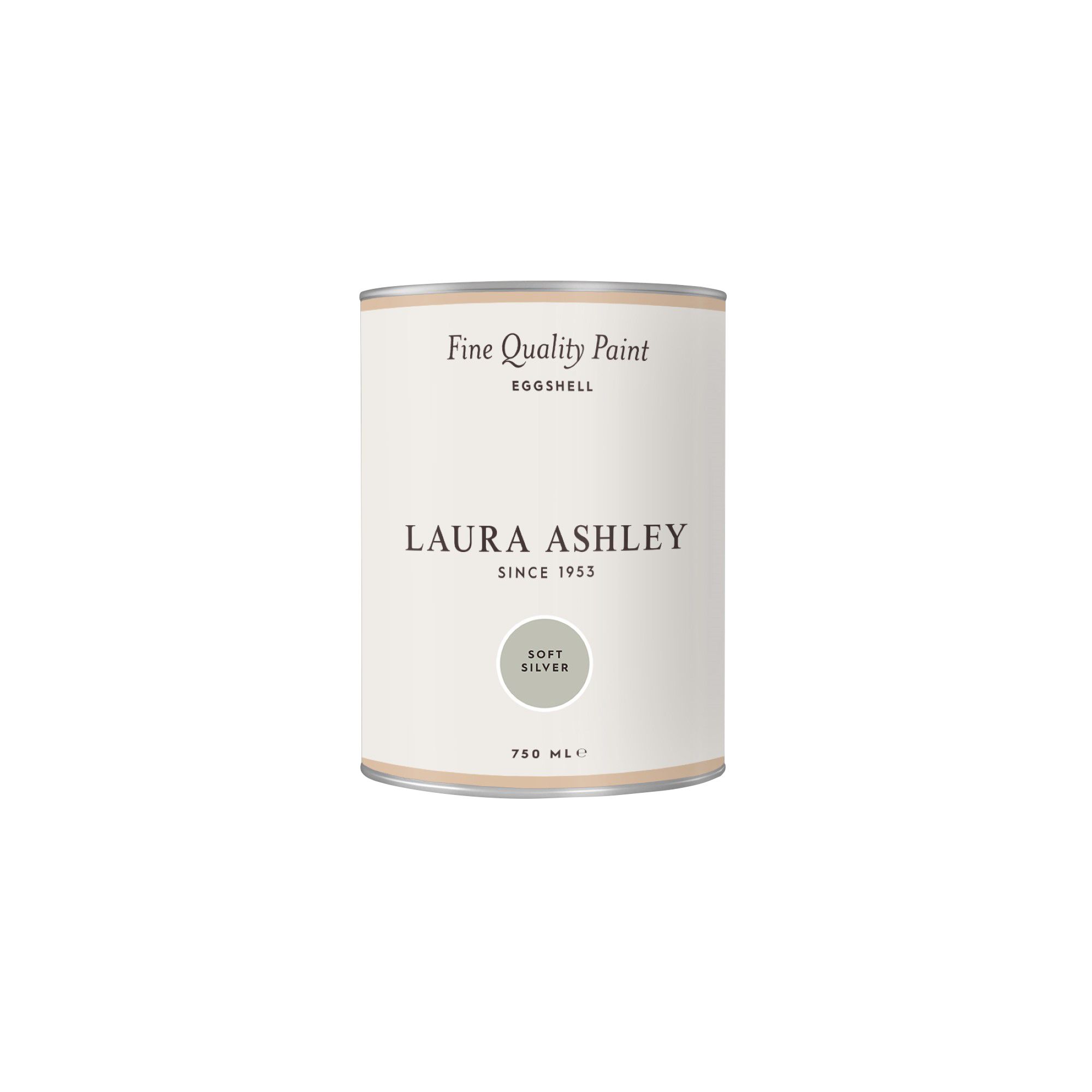 Laura Ashley Soft Silver Eggshell Emulsion paint, 750ml
