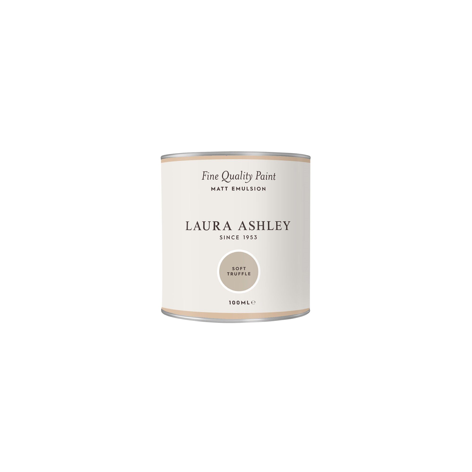 Laura Ashley Soft Truffle Matt Emulsion paint, 100ml