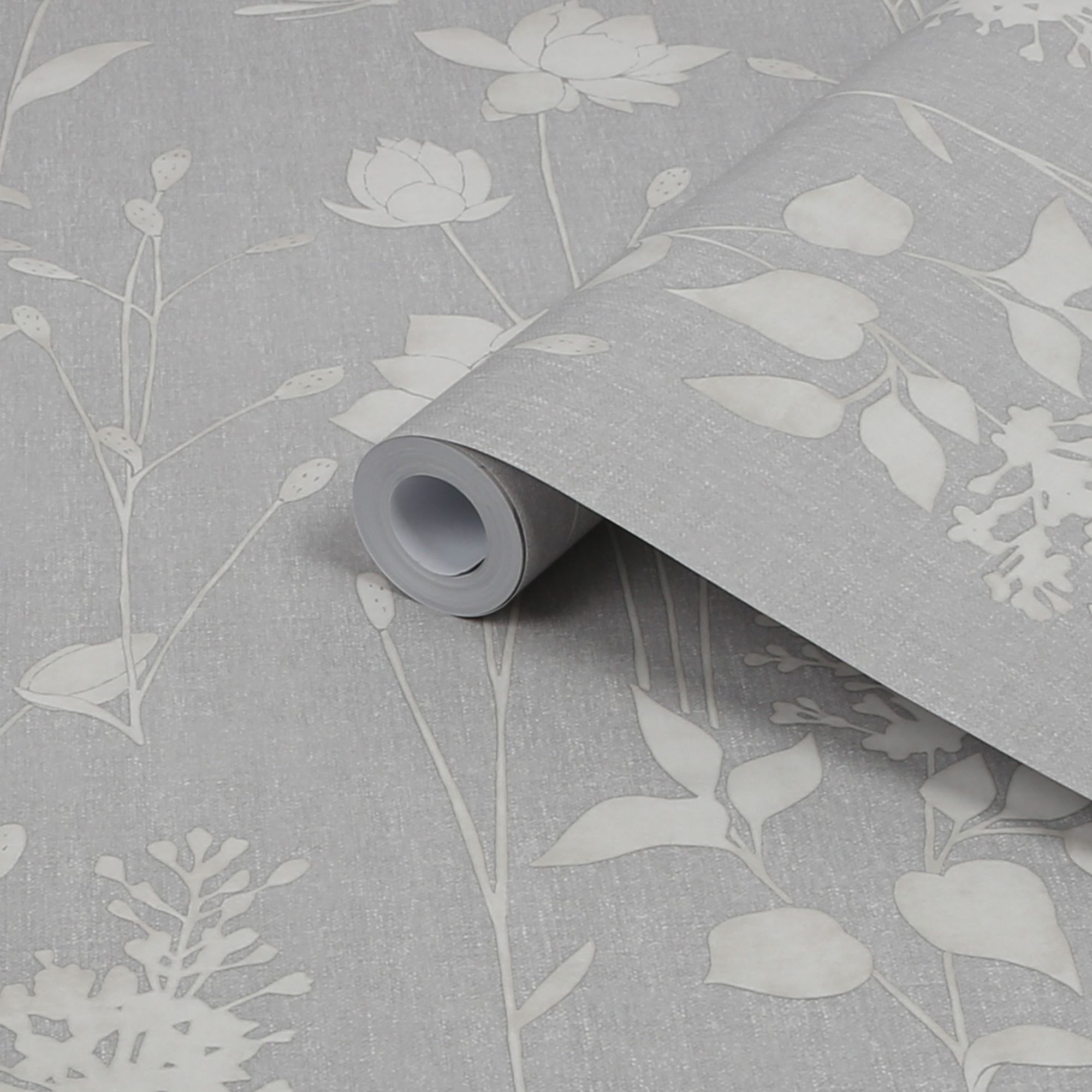 Laura Ashley Steel Dragonfly garden Smooth Wallpaper Sample