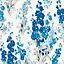 Laura Ashley Stocks Blue Sky Floral Smooth Wallpaper