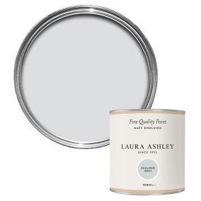 Laura Ashley Sugared Grey Matt Emulsion paint, 100ml Tester pot