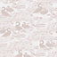 Laura Ashley Swans Grey Animal Smooth Wallpaper