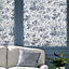 Laura Ashley Toile de Jouy Blue Classical Smooth Wallpaper
