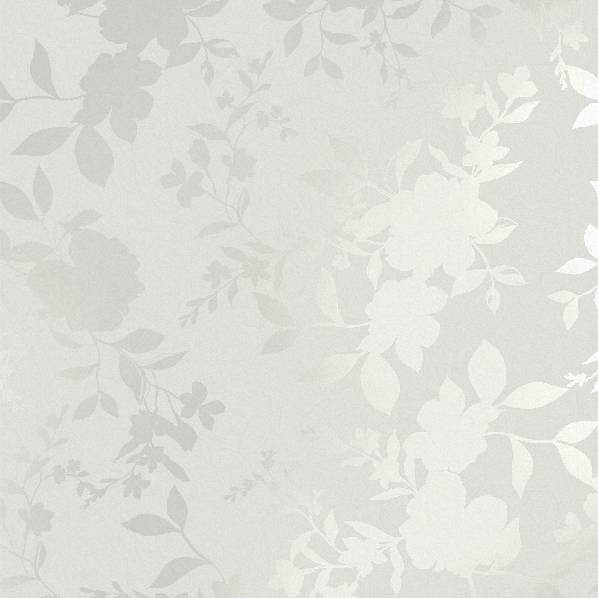 Laura Ashley Westbourne Silver Floral Smooth Wallpaper Sample
