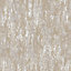 Laura Ashley Whinfell Champagne Industrial Metallic effect Smooth Wallpaper