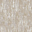Laura Ashley Whinfell Champagne Metallic effect Industrial Smooth Wallpaper Sample