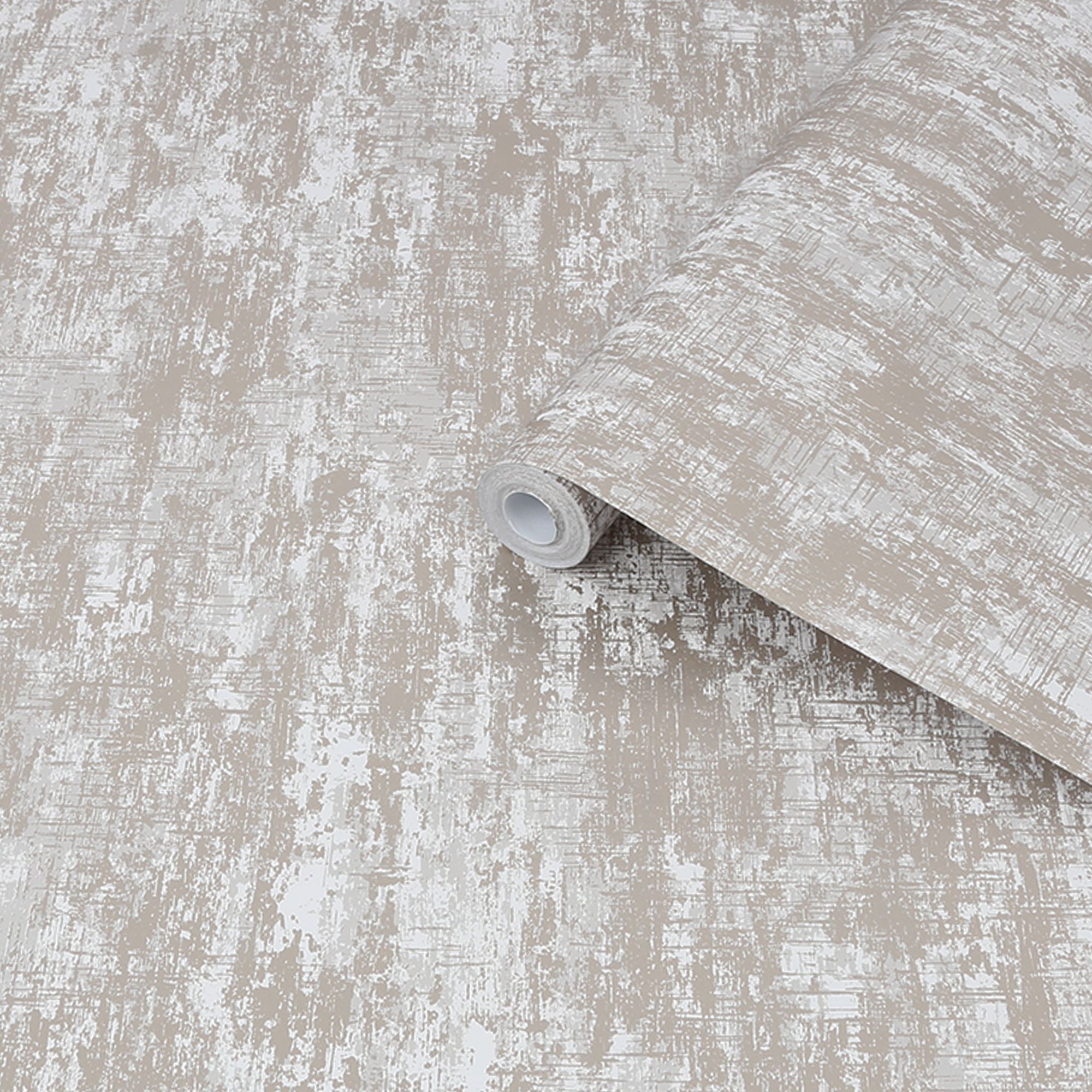 Laura Ashley Whinfell Champagne Industrial Wallpaper