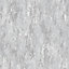 Laura Ashley Whinfell Silver Industrial Metallic effect Smooth Wallpaper