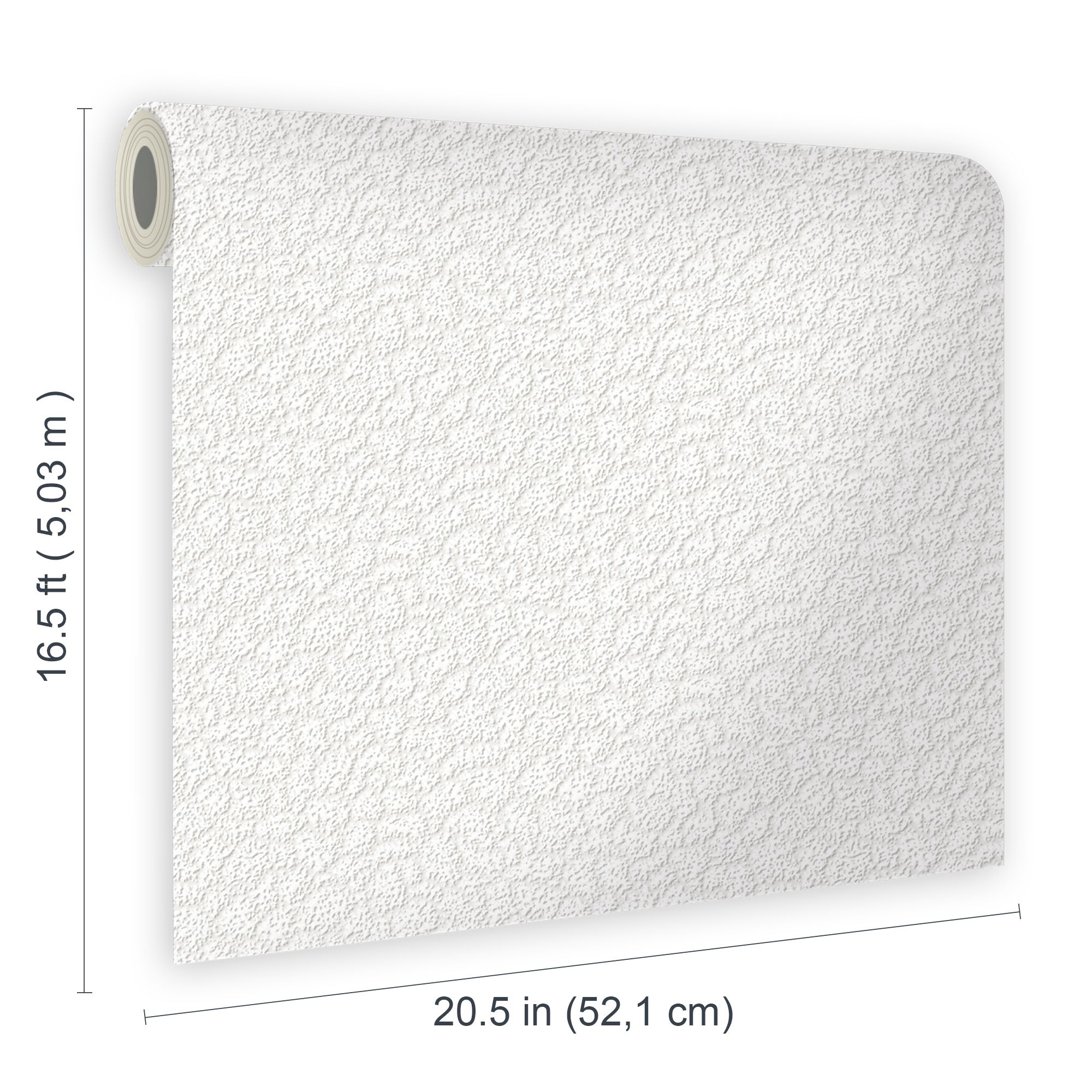 Laura Ashley White Stipple Smooth Wallpaper
