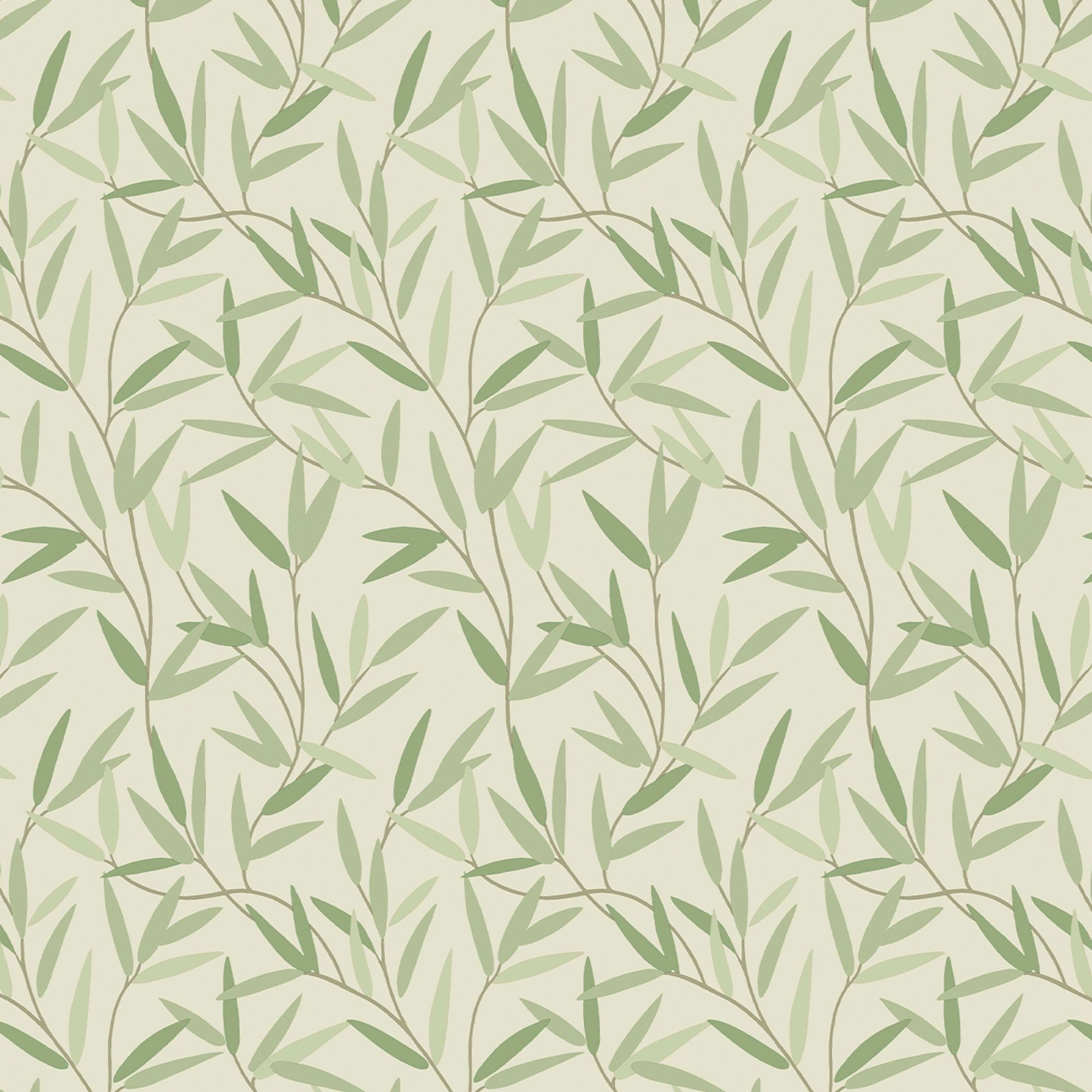 Laura Ashley Willow Hedgerow Leaf Smooth Wallpaper