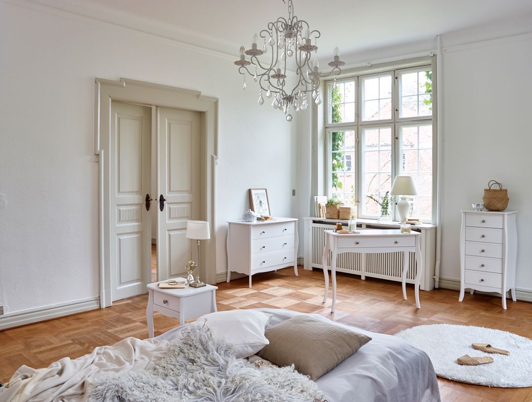 Lautner White 1 Drawer Dressing table (H)800mm (W)1000mm (D)400mm