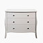 Lautner White MDF 3 Drawer Chest of drawers (H)800mm (W)965mm (D)450mm