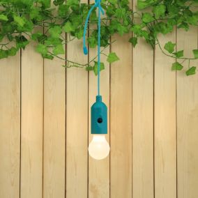 Lavagna Blue Battery-powered Warm white Integrated LED Outdoor Decorative light
