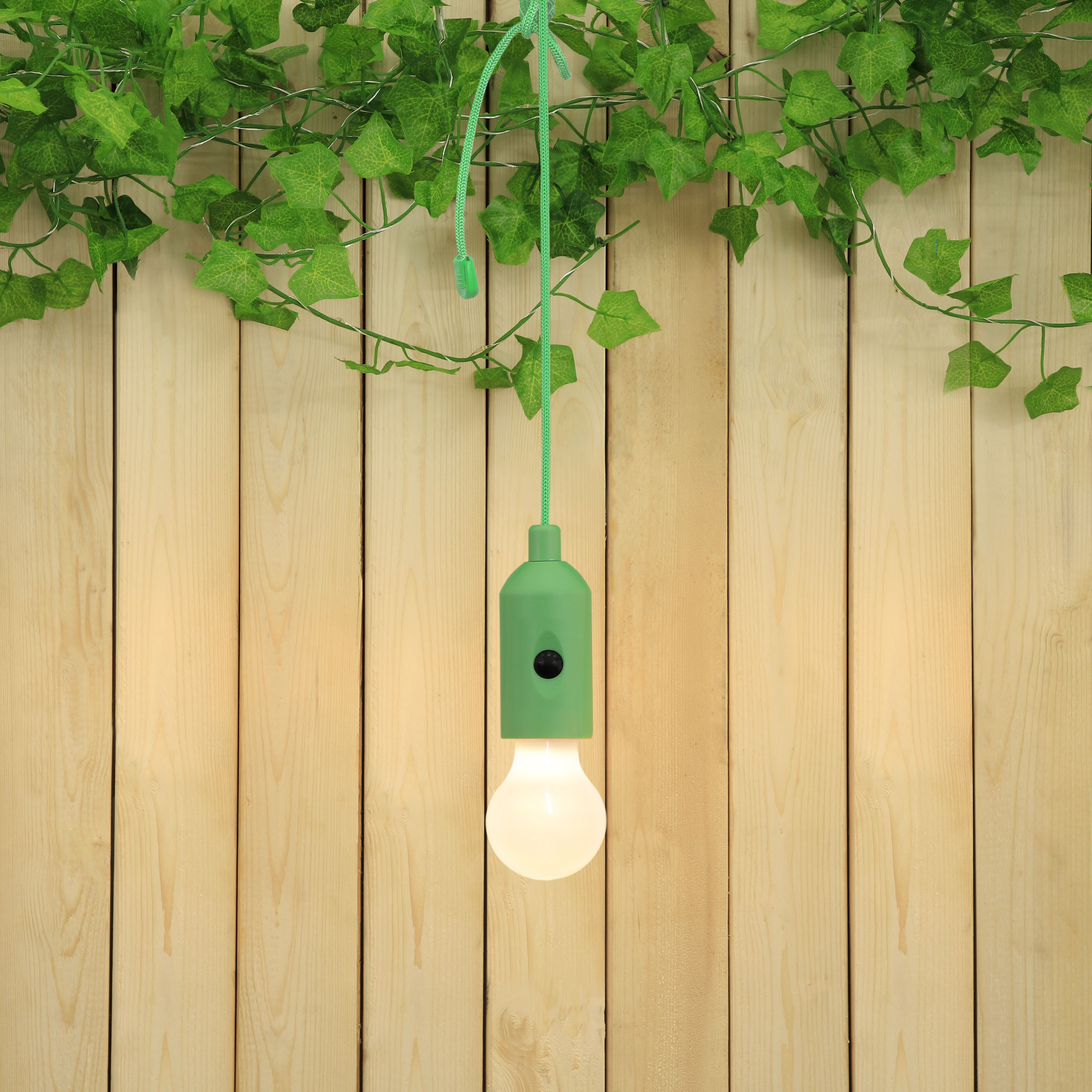 Lavagna Green Battery-powered Warm white Integrated LED Outdoor Decorative light