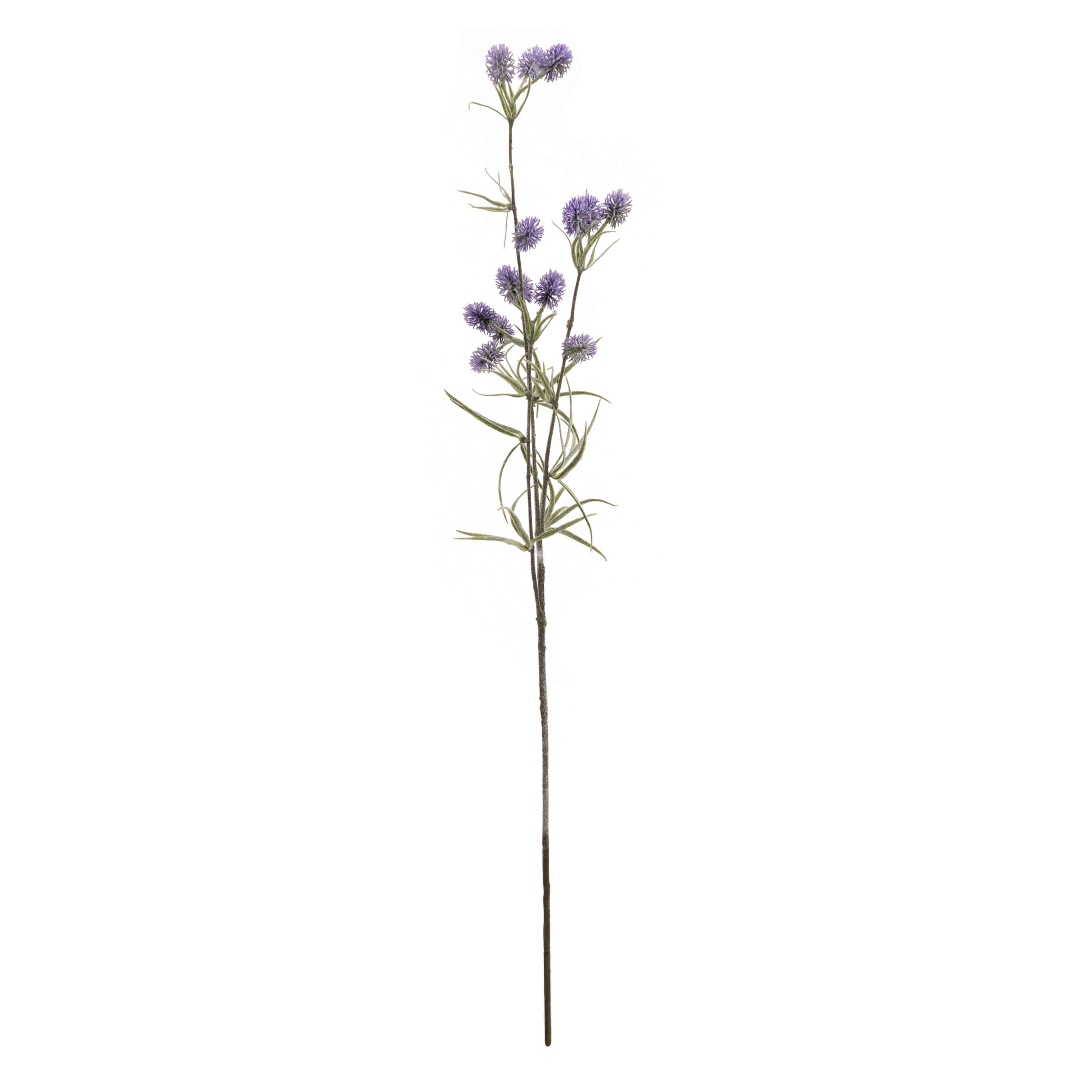 Lavender Single stem Artificial flower (H) 73mm