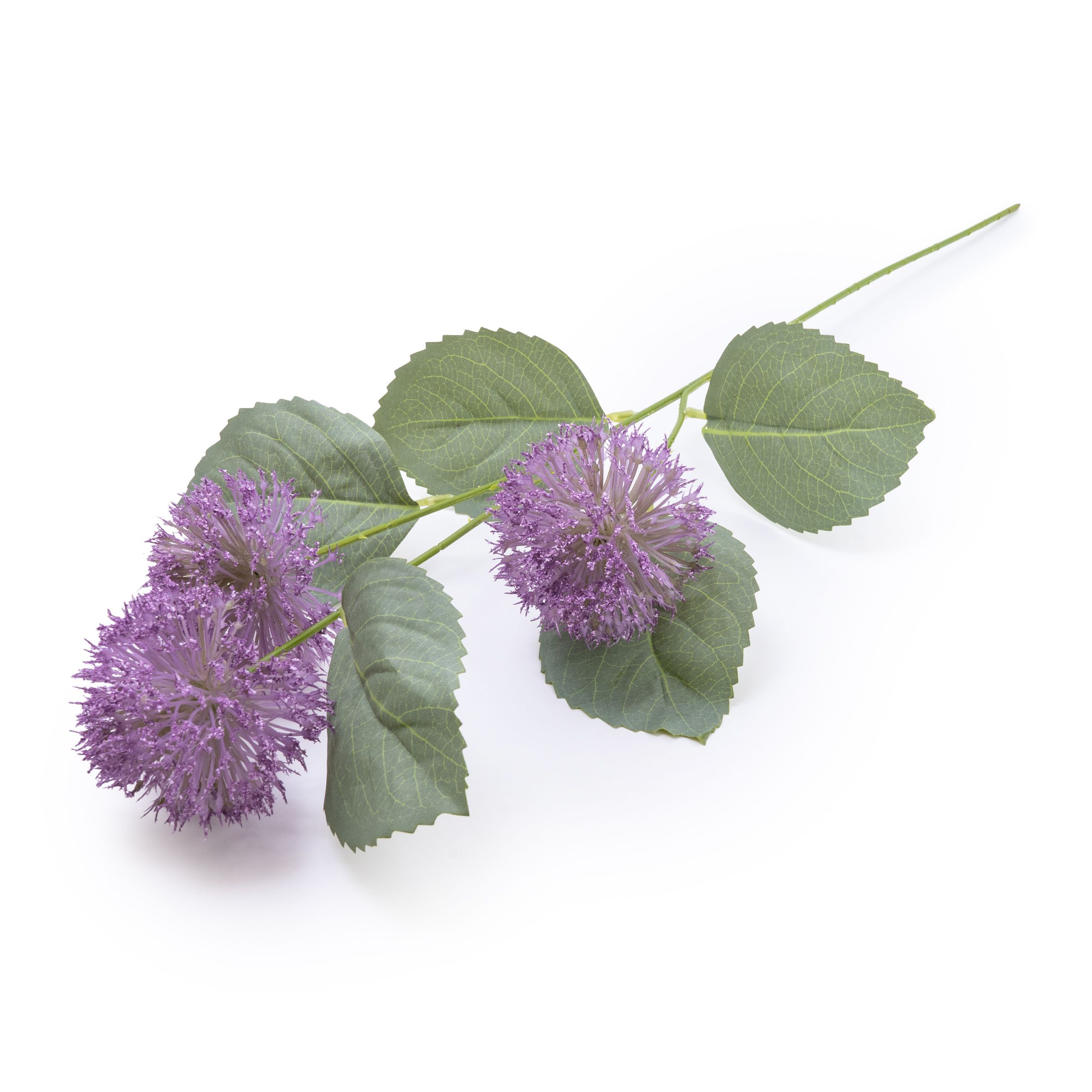 Lavender Viburnum 3 Bud Single stem Artificial flower (H) 650mm