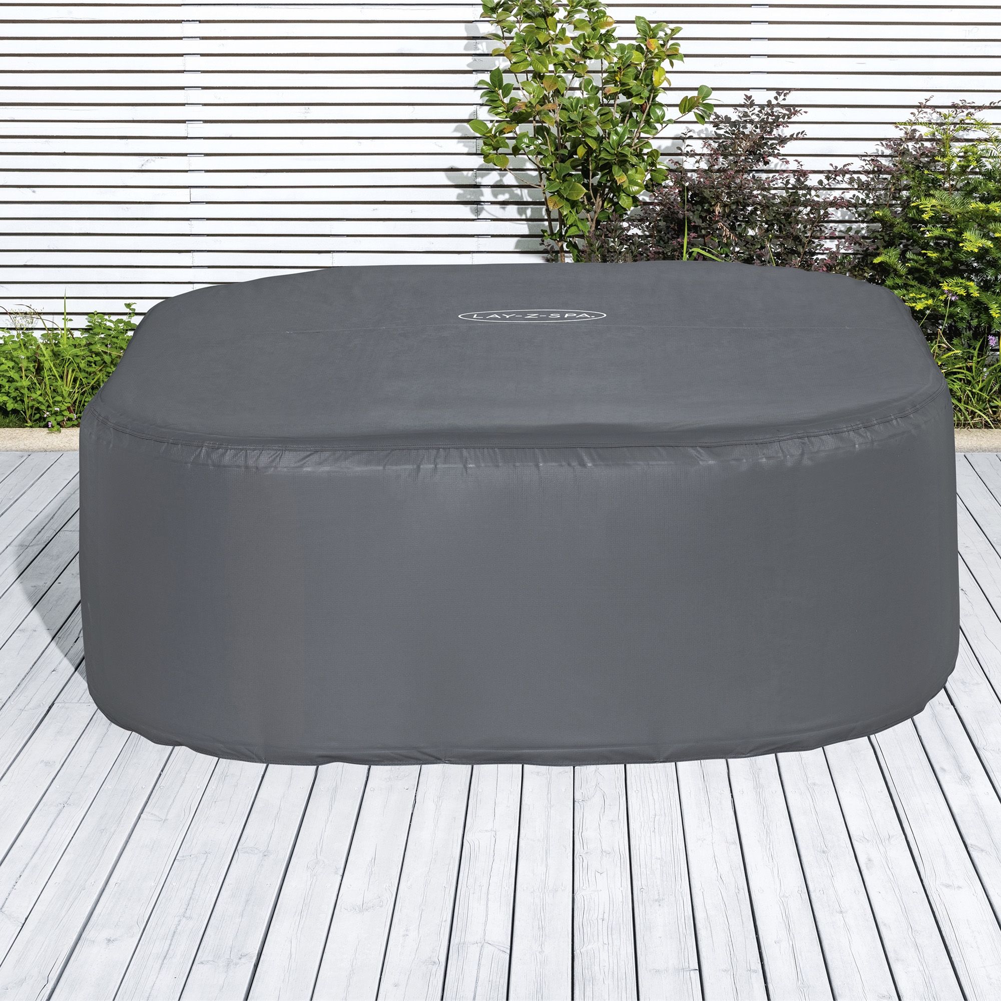 Lay-Z-Spa Grey Square Hot tub Cover for Hawaii (L) 180cm x (W) 180cm