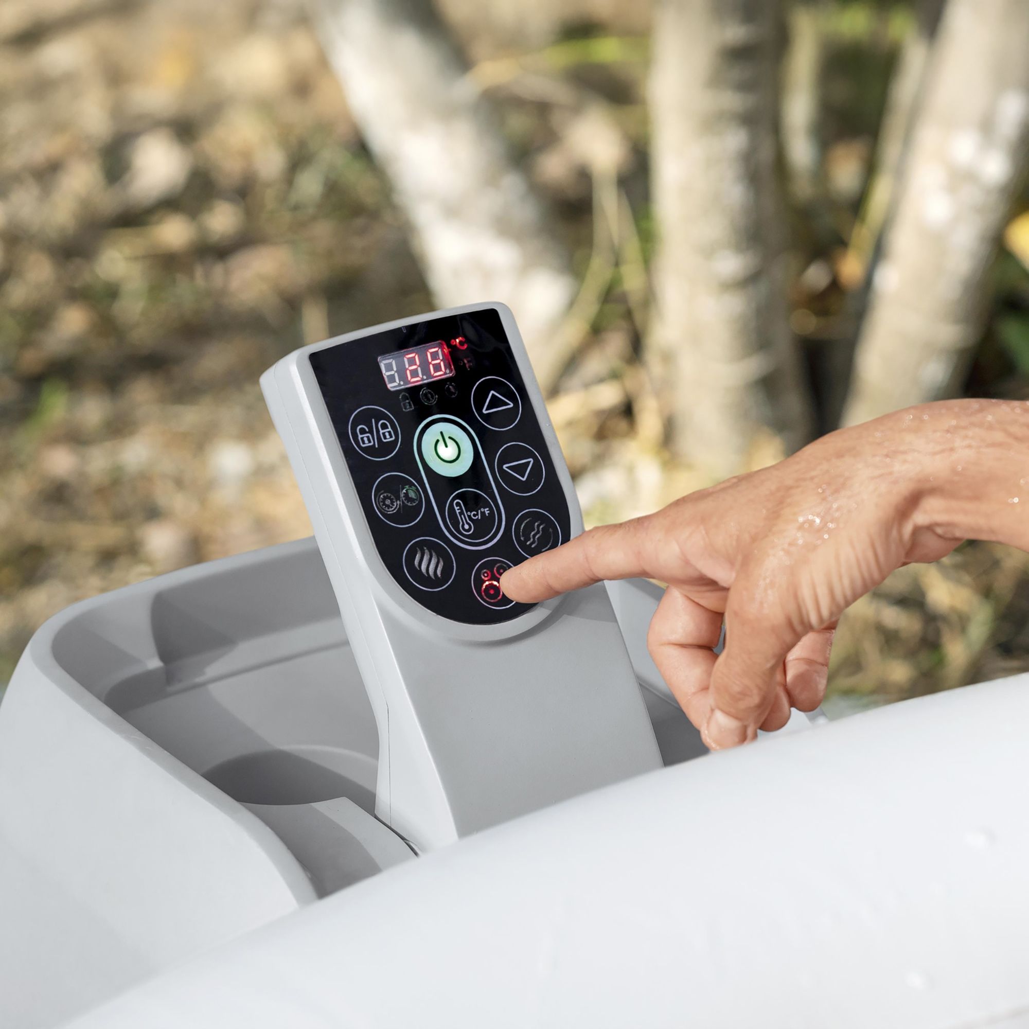 Lay-Z-Spa St Lucia EnergySense Airjet 3 person Inflatable hot tub