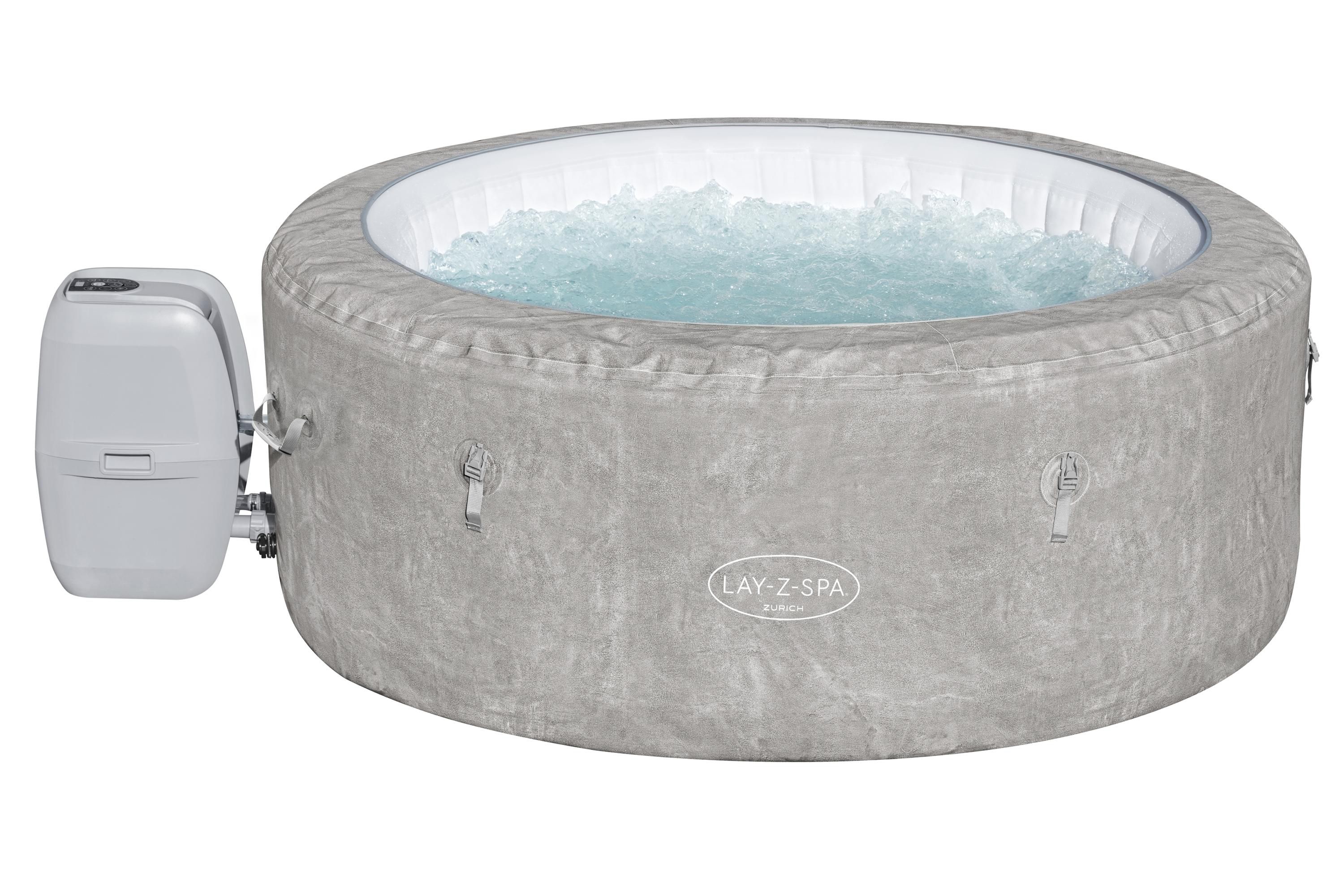 Lay-Z-Spa Zurich 4 person Inflatable hot tub | DIY at Bu0026Q