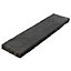 Layered Slate effect Paving Dark grey, (L)900mm (H)225mm (T)50mm Pack of 23