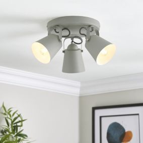 Layton Grey 3 Light Spotlight