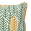 Leaf Green & yellow Cushion (L)10cm x (W)45cm