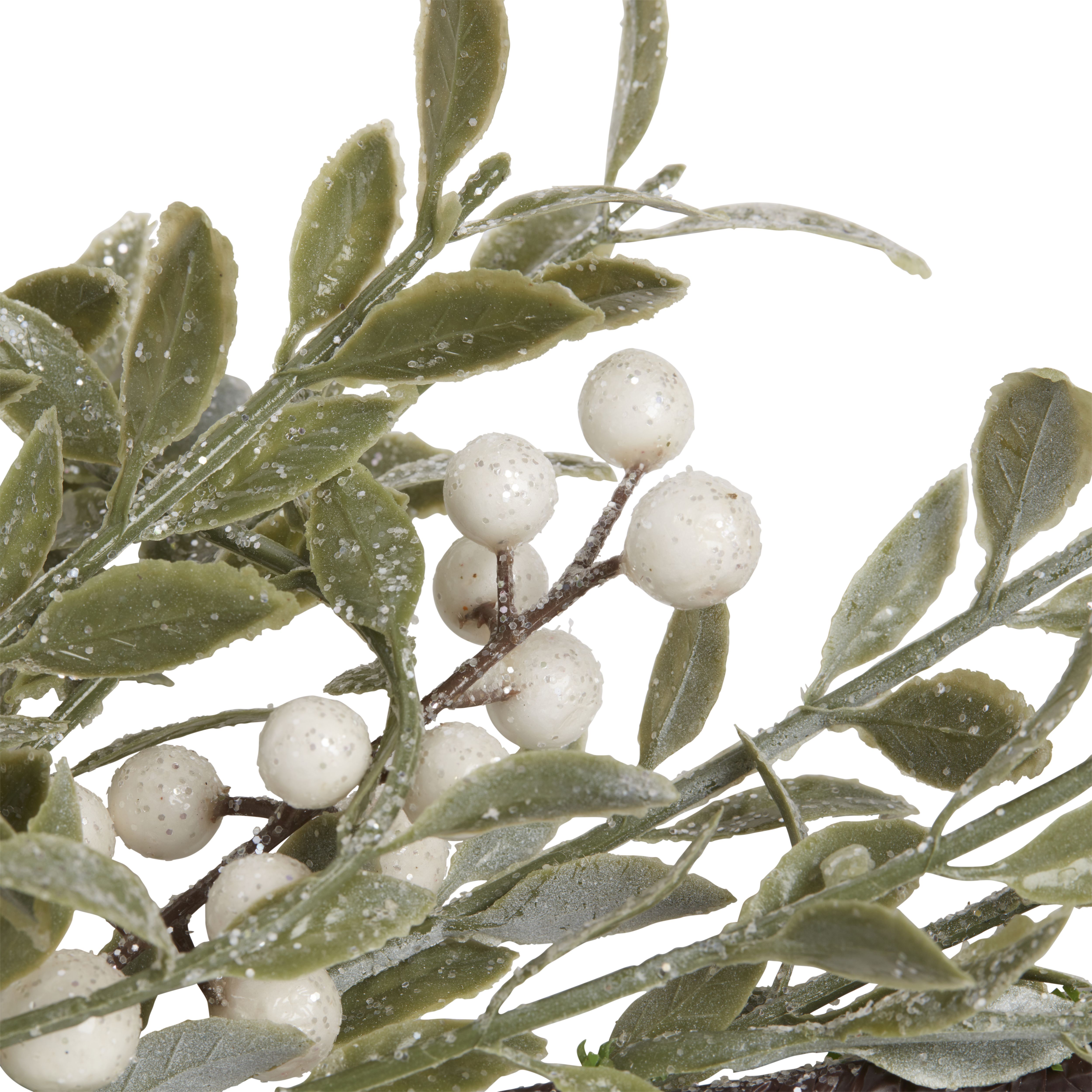 Leaf Trail Mint green Christmas garland