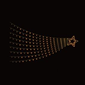 LED Warm White Shooting star Silhouette (H) 3000mm