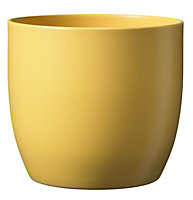 Lei Yellow Ceramic Plant pot (Dia)18cm