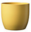 Lei Yellow Ceramic Plant pot (Dia)18cm