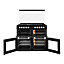 Leisure CC100F521K Freestanding Electric Range cooker with Gas & electric Hob
