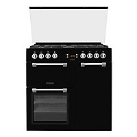 Leisure CC90F531K Freestanding Electric Range cooker with Gas Hob - Black